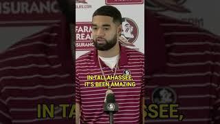 QB DJ Uiagalelei on his portal decision to transfer to #FSU #FSUFootball #FloridaState