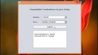 combobox dependent on another combobox in java