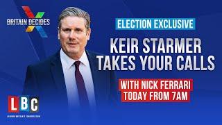 Labour leader Keir Starmer joins Nick Ferrari to take your calls | Watch Again