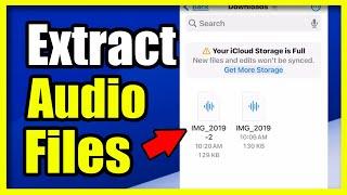 How to Extract Audio Files from Videos using iPhones (Easy Tutorial)