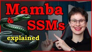 MAMBA and State Space Models explained | SSM explained