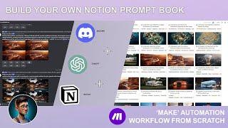 Automate Your Workflow: Midjourney Images from Discord to Notion | I Created an AI-Powered Gallery！