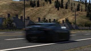 Assetto Corsa | Lexus LFA Fly-By sound, on California Highway map