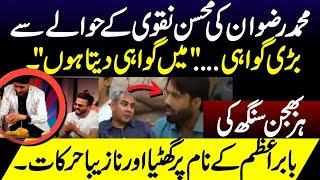 Muhammad Rizwan Praising Mohsin naqvi Video Viral