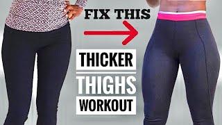 MUST DO THICKER THIGHS INTENSE LEG WORKOUT|Lower Body Workout