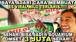 IDE USAHA ES VIRAL TERBARU ! CARA  MEMBUAT ES MILO VIRAL PALING LARIS DAN ENAK  SIMPEL UNTUNG BANYAK