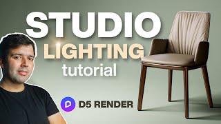 How to Make Studio Lighting in D5 Render - Product Render Tutorial