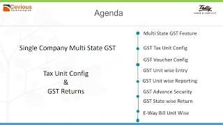 Maintain Multiple GST Number in Single Company Presentation