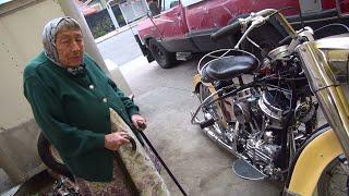 #116 mom talking 1959 74 panhead very hard starting kickstart tune up 38 mikuni harley tatro machine