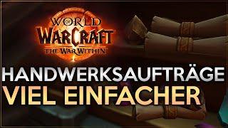 Crafting Orders in TWW: Einfacher als in DF?  | WoW: The War Within Alpha