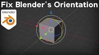 How to Fix Blender's Orientation (Navigation Tip for Beginners)