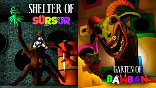 Garten Of Banban 0 VS Shelter of sursur 8 - Comparison of Game Endings