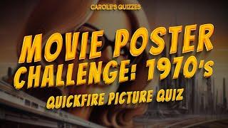 Movie Poster Challenge: 1970s Edition - Can You Name These 30 Films?