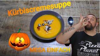 KÜRBISCREMESUPPE  MEGA EINFACH UND LECKER *DustinBT*