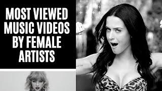 Top 10 Most viewed music videos by female artists! 2021!