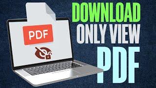 How to download view Only pdf files from Google Drive | Chrome Tricks for Windows /Mac 2021