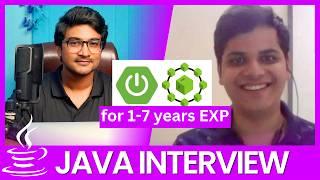 Java Interview Prep -  Spring boot and Microservices interview questions for experienced | Live Mock