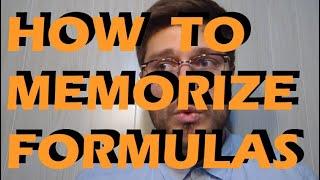 How to Memorize Formulas | CFA Formula Memorization Strategy