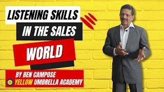 Listening skills in the sales world | #sales #skills