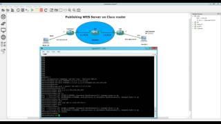 How to publish local web server on cisco router