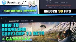How to install Gameloop 7.1 Beta 2021unlock 90fps for PC | install Pubgm in Windows 10 | Full Guide