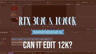 RTX 3090 Davinci Resolve