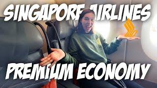 Flying Singapore Airlines Premium Economy Singapore to Christchurch ️