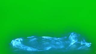 Blue Lightning Smoke Magic Effect Green Screen Video