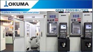 Okuma 5 Axis Machining Center MU-S600V - Automation with ABB robot