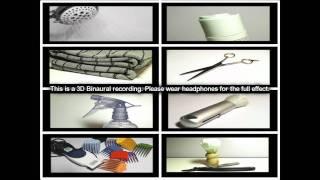 64. 3D Sound - Hairdressers Virtual Barber shop (Binaural) - SOUNDsculptures (ASMR)