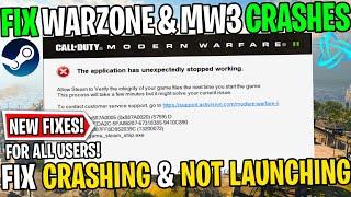 How to Fix Warzone 3 Crashing & Not Launching ( Easy FIX ) - NEW UPDATED Solutions