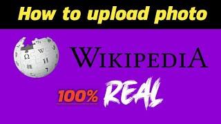 How to upload photo on Wikipedia in hindi