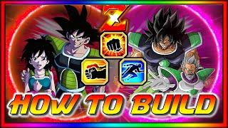 HOW TO BUILD! EZA STR Bardock & Gine AND EZA INT Paragus & Broly! DBZ: Dokkan Battle Global