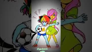 Fluttershy and Rainbow Dash edit • by Ziyodaxon edits #shorts #mlp ️read description ️