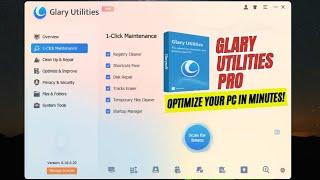  Glary Utilities Pro: Optimize your PC in Minutes to be Faster and More Efficient!