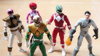 review hasbro lightning collection mmpr green pink white red power rangers xxx