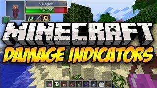 Minecraft: Damage Indicators! | Mod Showcase