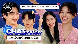 The cast of 20th Century Girl tries out old-school online chatting | CHATerview [ENG SUB]
