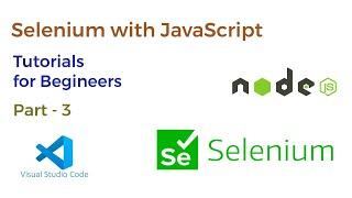 Selenium Tutorial For Beginners using Javascript  | Waits | Implicit, Explicit & Fluent | NodeJS |