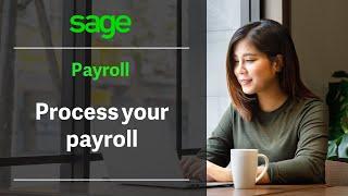 Sage Business Cloud Payroll (UK) - Process your payroll