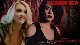 Terrifier | Catherine Corcoran and Jenna Kanell at For The Love Of Horror 2024