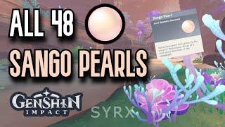 ALL 48 Sango Pearls Locations | Complete Guide & Efficient Route | Genshin Impact Inazuma