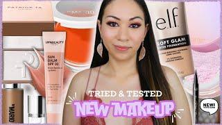 Tried & Tested  NEW MAKEUP  NOT First Impressions ll Patrick Ta, Makeup by Mario, ELF Foundation