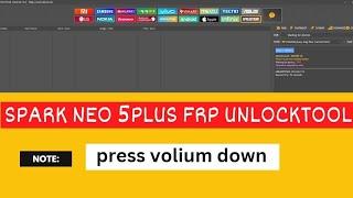 Spark NEO 5plus frp bypass unlocktool 1 click