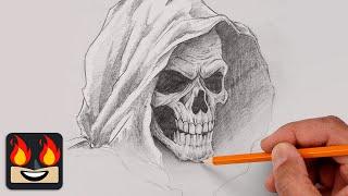 How To Draw the Grim Reaper | Sketch Tutorial