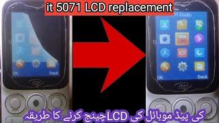 it5071 lcd change||itell 5071 lcd light ways||lcd penal change||white display