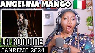 SANREMO 2024 - ANGELINA MANGO - La RondinE REACTION!!! | WINNER SANREMO 2024