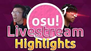 osu! Livestream Highlights | FlyingTuna goes COOKIEZI MODE! Rafis Singletap Battle! Mathi God Mode!