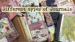 Differant types of journals / What's a junk journal ? What's a smashbook ? | I'm A Cool Mom