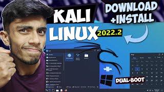 How to Install Kali Linux 2022.2 Version Without Error! New Features Dual Boot Windows & Kali Linux
